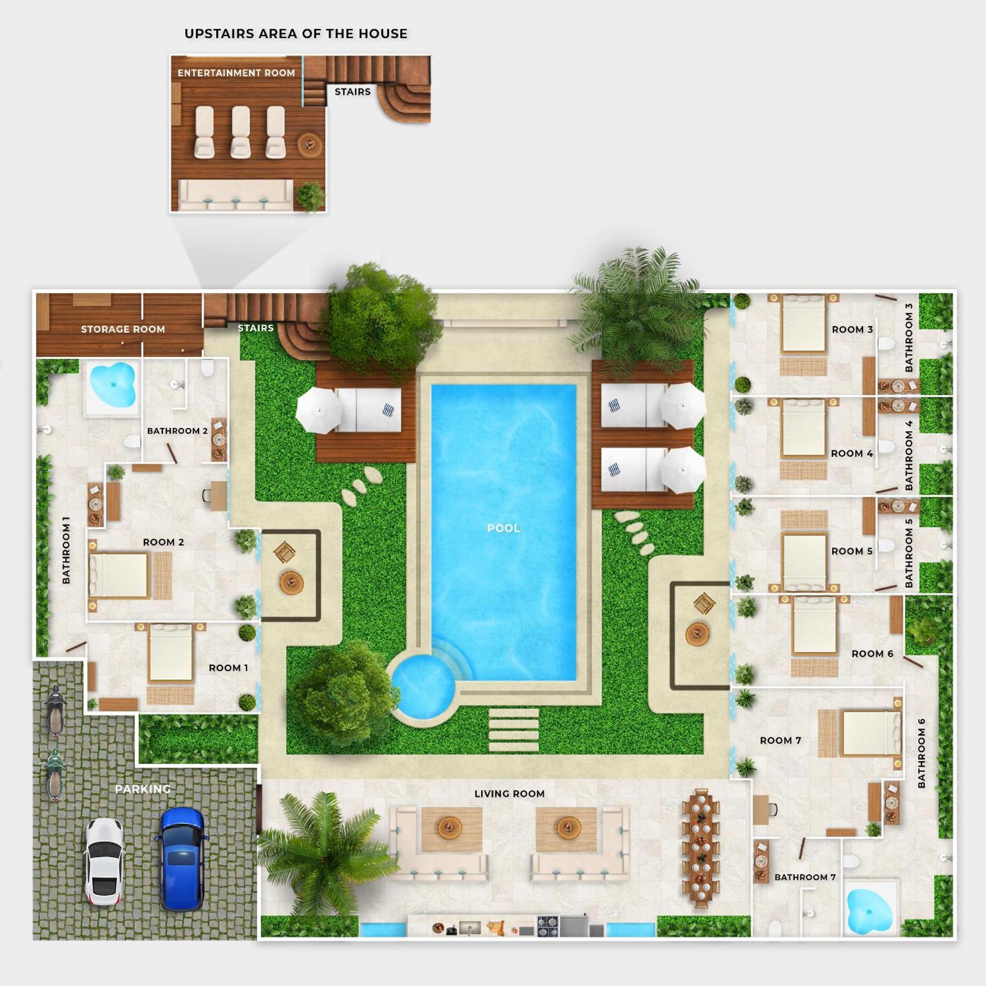 Miami - New Luxury 7bdr Prime Location * Seminyak (Bali)